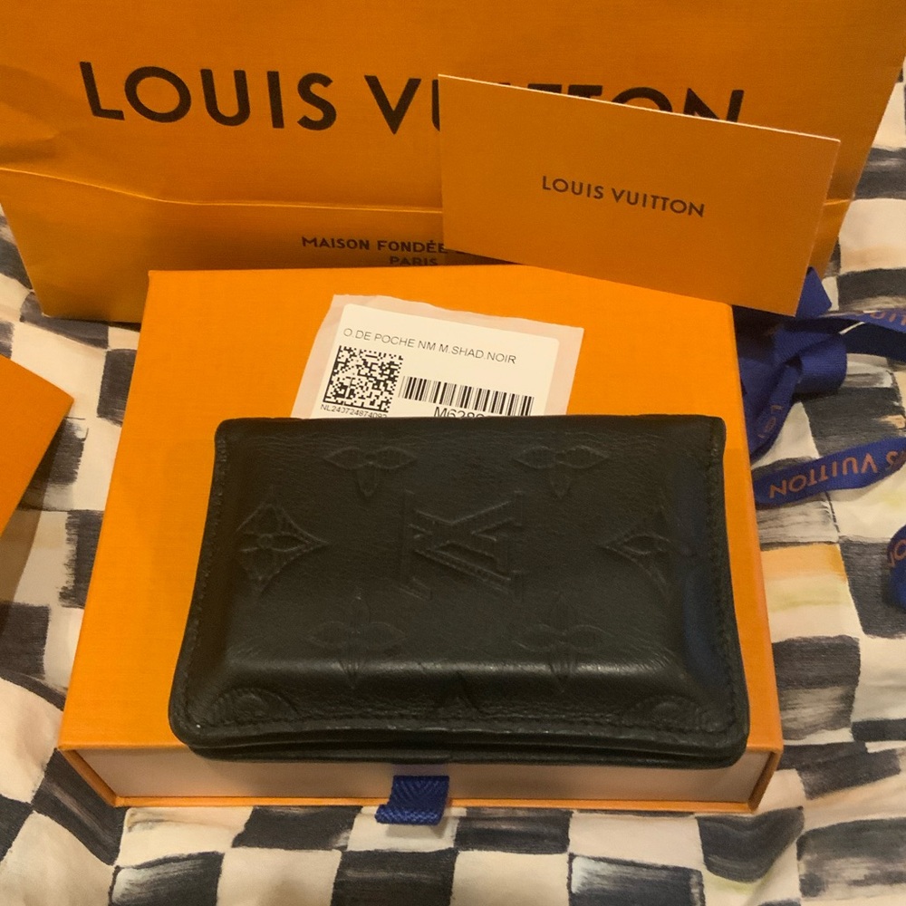 Louis Vuitton Monogram Black Card Holder